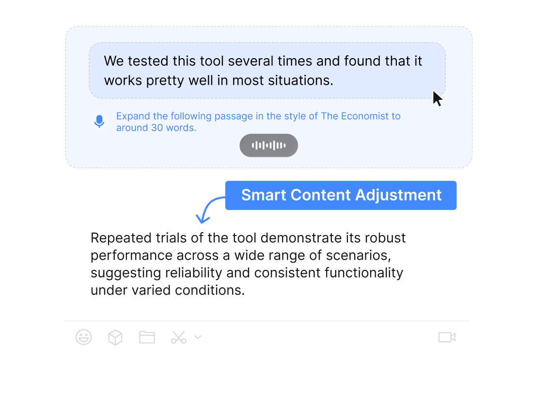 Smart Content Adjustment