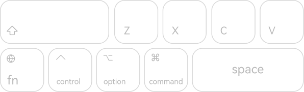 Keyboard activity bar